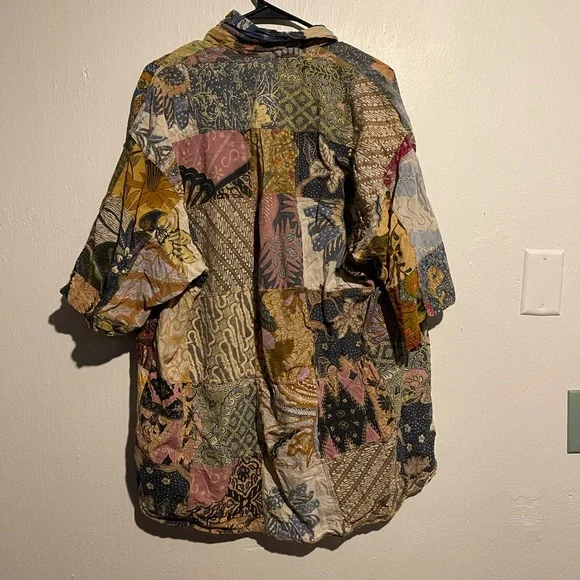 Unique Roxy patchwork shirt - Picture 6 of 10